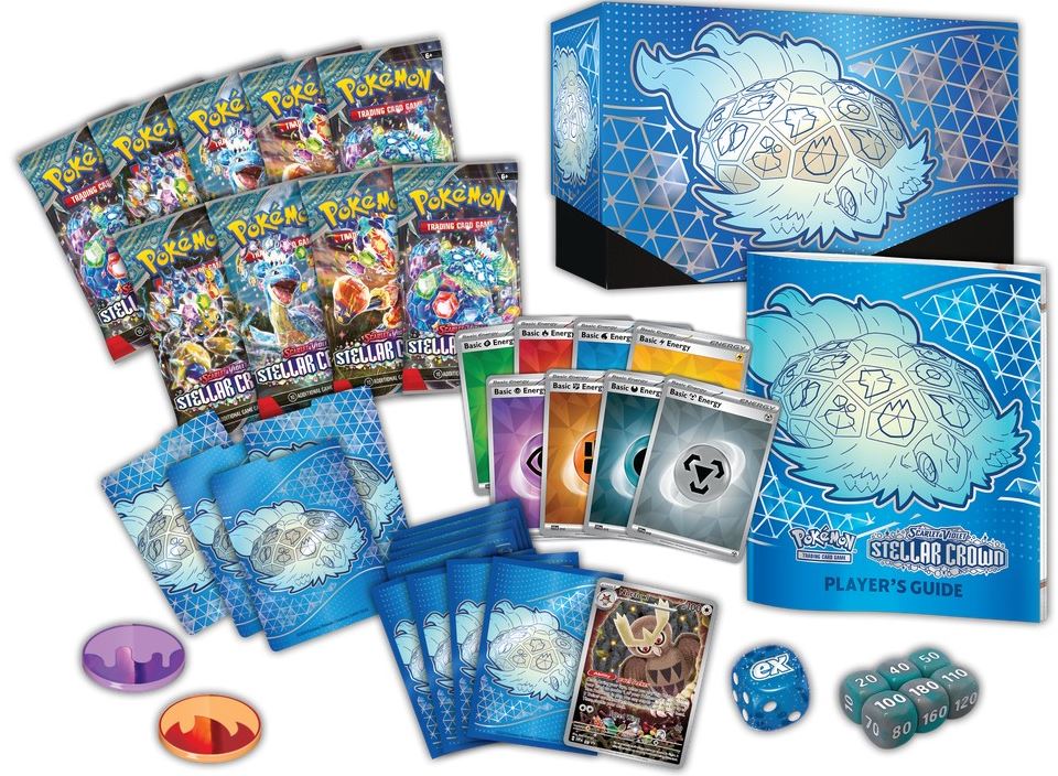 Pokemon Scarlet and Violet 7 Stellar Crown Elite Trainer