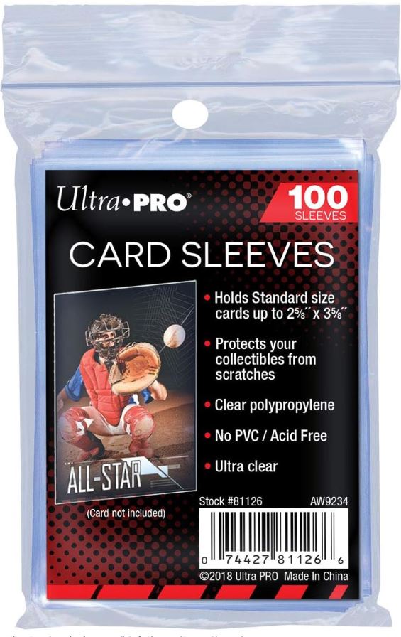 Ultra Pro: Standard 2.5 x 3.5" Soft Sleeves (Penny Sleeves)