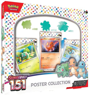 Pokemon TCG Scarlet & Violet 3.5 Pokemon 151 Poster Collection