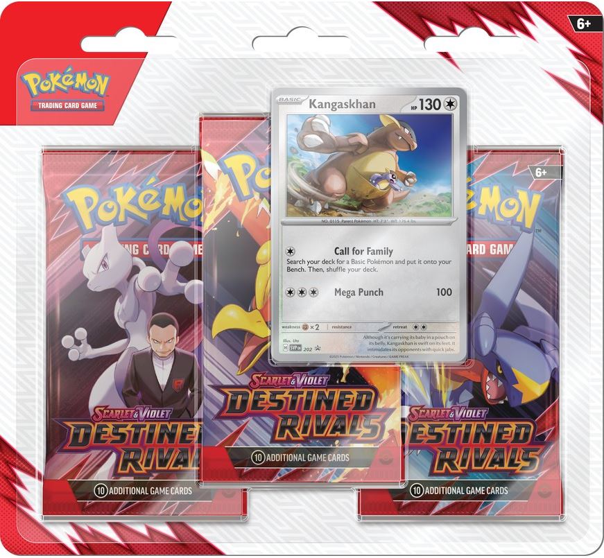 Pokemon TCG: Scarlet & Violet SV10 - Destined Rivals 3-Pack Blisters *RELEASED DATE 05/31*