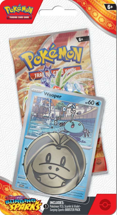 Pokemon Scarlet and Violet 8 Surging Sparks Checklane Blister