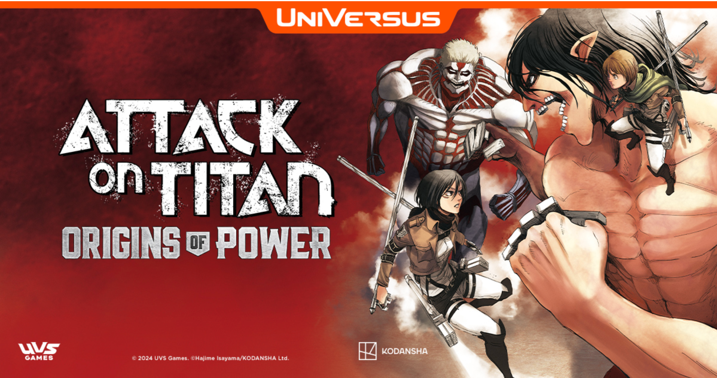 UniVersus CCG: Attack on Titan - Origins of Power Event Kit