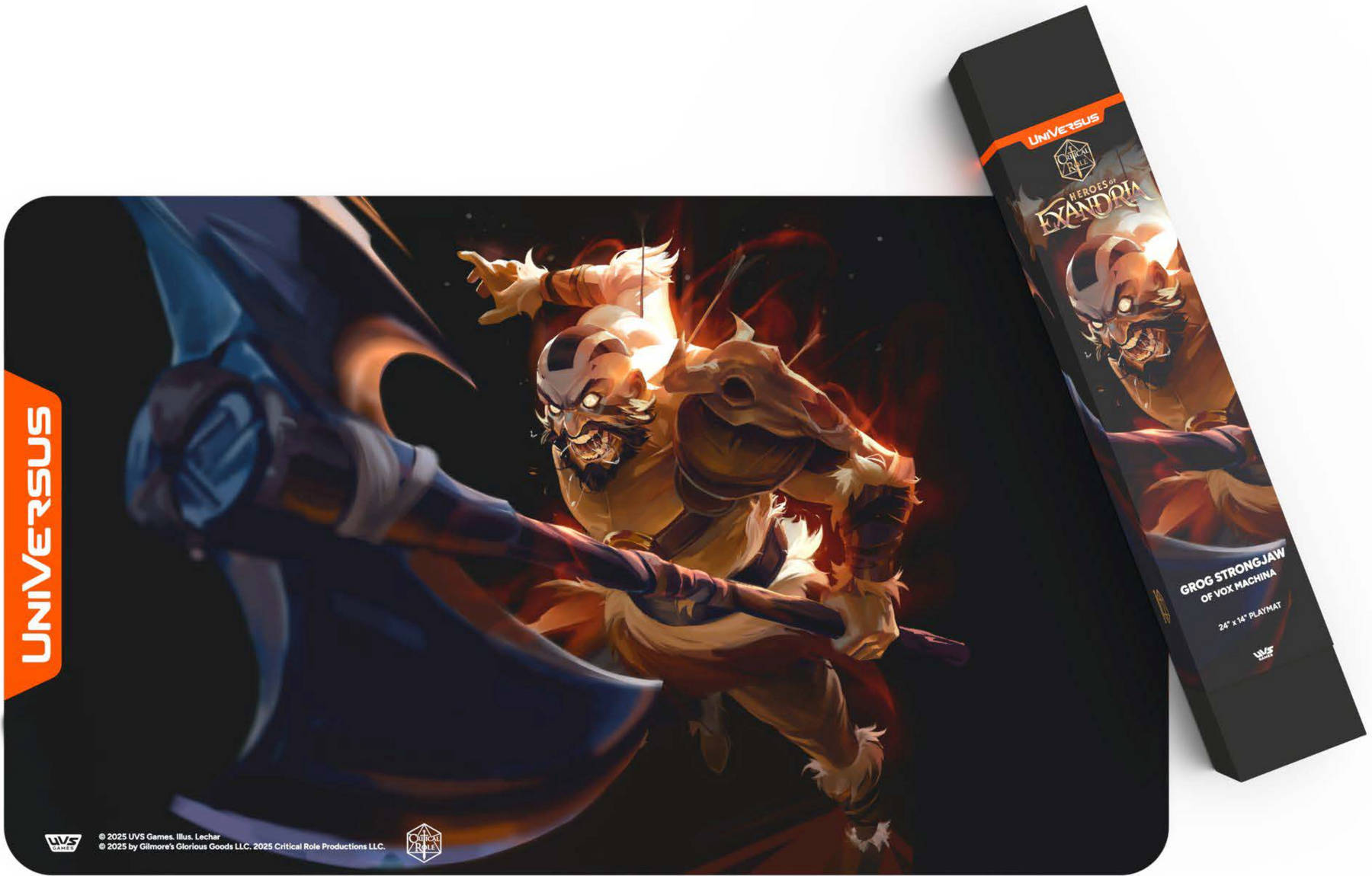 UniVersus CCG: Critical Role - Grog Strongjaw Playmat