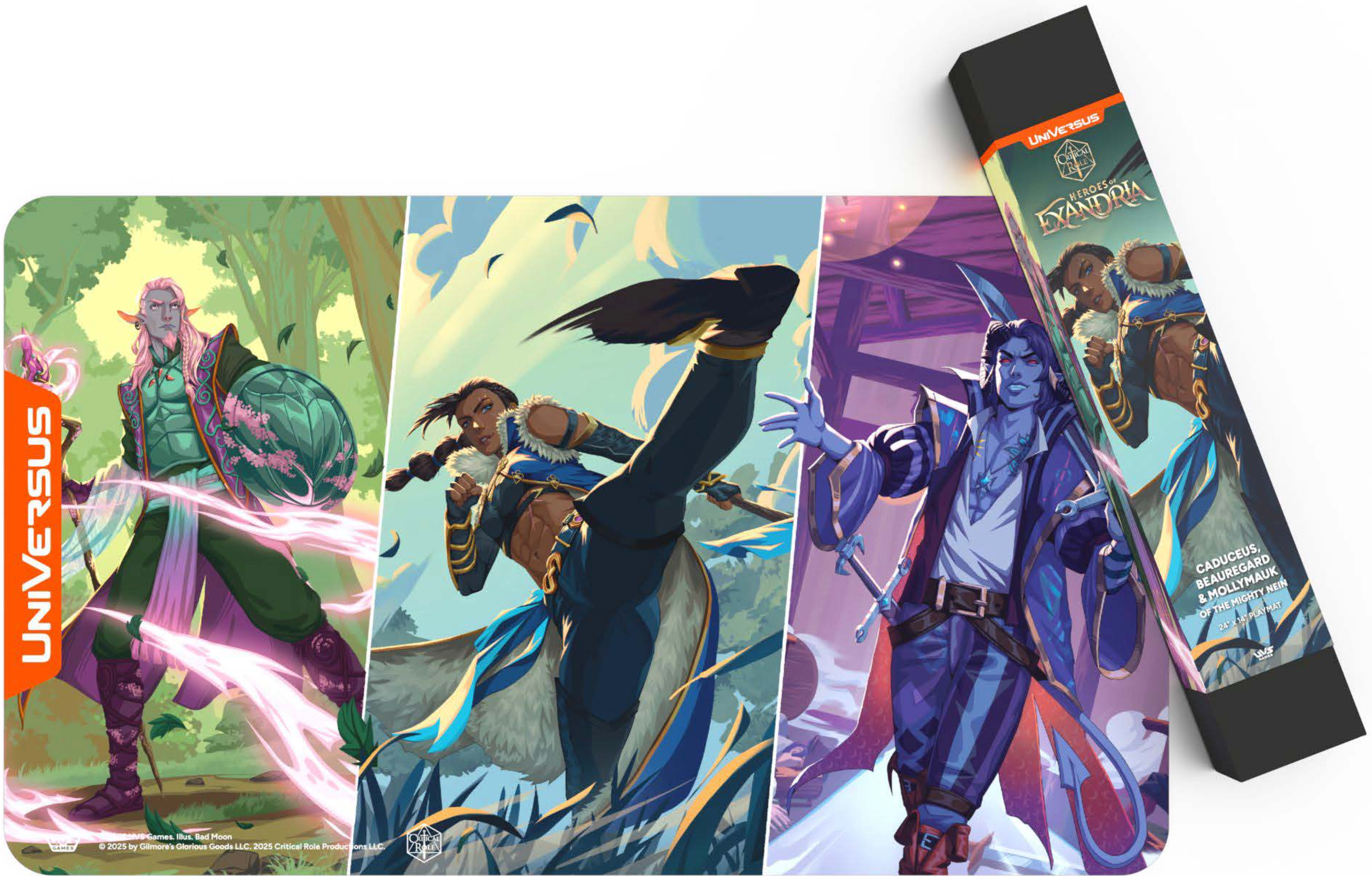 UniVersus CCG: Critical Role - Caduceus, Beau, & Mollymauk Playmat