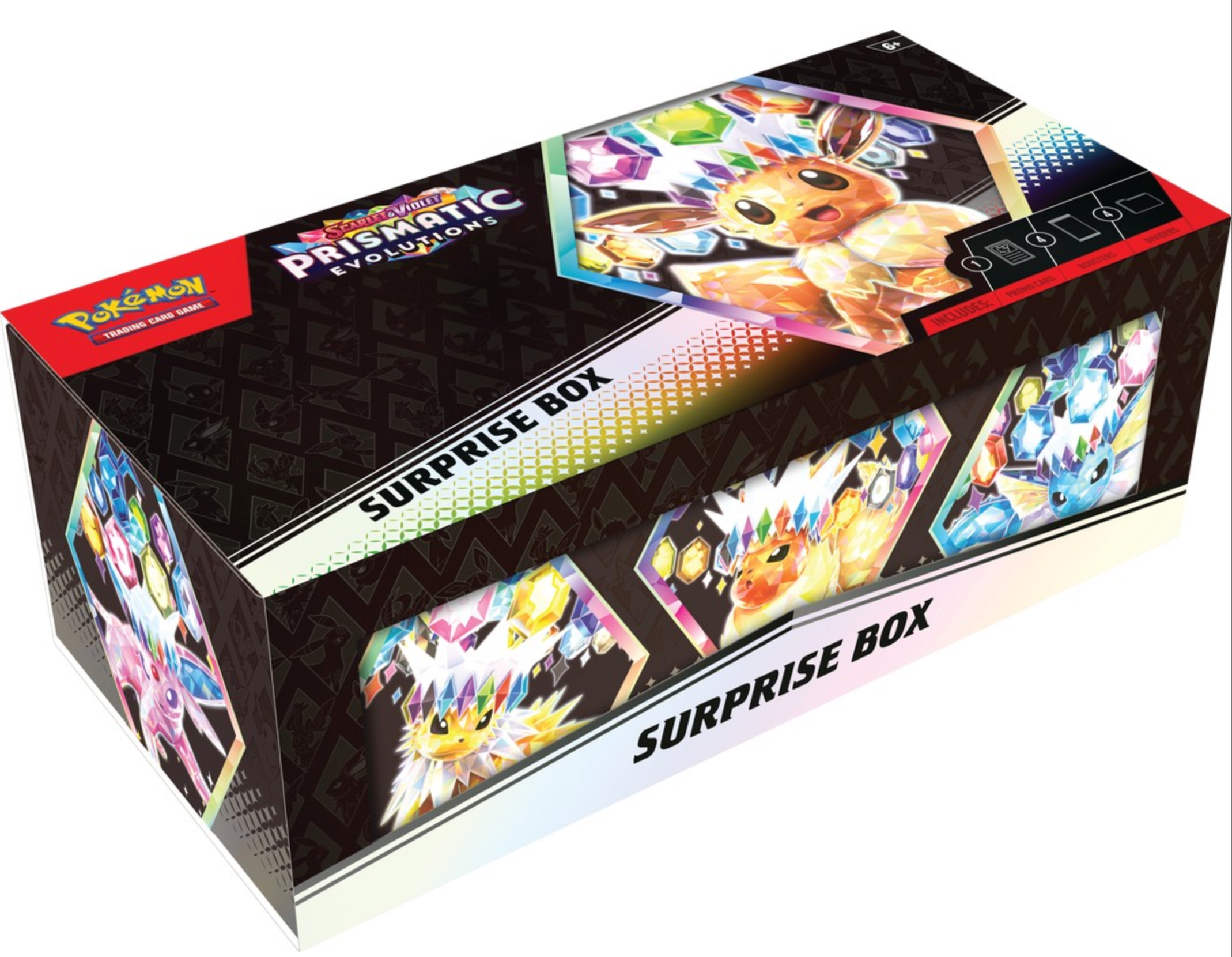 Pokemon Scarlet and Violet 8.5 Prismatic Evolutions Surprise Box